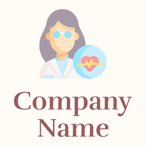 Cardiologist logo on a pale background - Medical & Farmacia