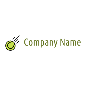 Tennis ball logo on a White background - Juegos & Entretenimiento