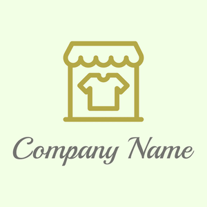 Clothing store logo on a Light Yellow background - Mode & Beauté