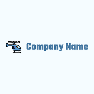 Helicopter logo on a Alice Blue background - Automobile & Véhicule