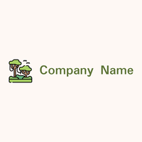 Jungle logo on a Seashell background - Medio ambiente & Ecología