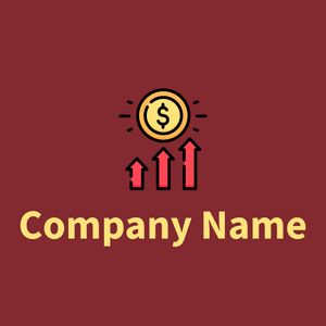 Increase logo on a Shiraz background - Negócios & Consultoria