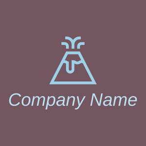 Volcano logo on a Falcon background - Landschaftsgestaltung