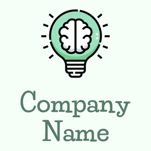 Creative thinking logo on a Mint Cream background - Medical & Farmacia
