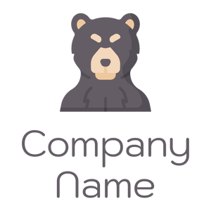 Black Bear on a White background - Animales & Animales de compañía