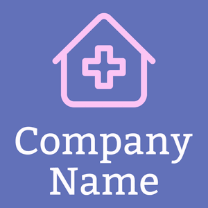 Hospital logo on a Chetwode Blue background - Médicale & Pharmaceutique