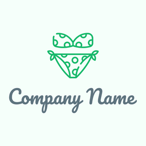 Bikini on a Mint Cream background - Moda & Belleza