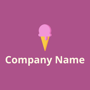 Ice cream cone logo on a Royal Heath background - Nourriture & Boisson