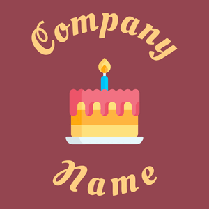 Cake on a Matrix background - Comida & Bebida