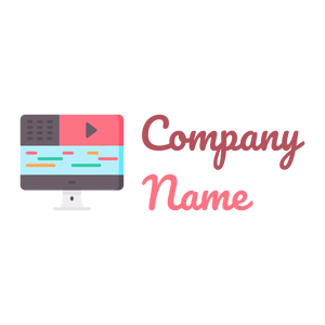 Video editor logo on a White background - Unterhaltung & Kunst