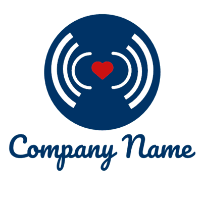 Logo de amor por la música - Citas Logotipo