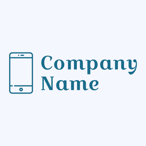Mobile phone logo on a Ghost White background - Juegos & Entretenimiento