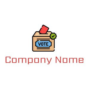 Vote logo on a White background - Política