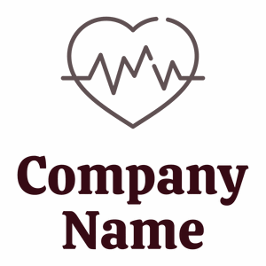 Heart rate logo on a White background - Médicale & Pharmaceutique