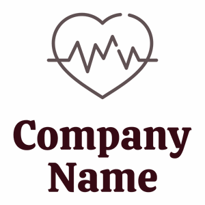 Heart rate logo on a White background - Medizin & Pharmazeutik