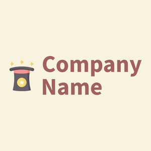 Magic hat logo on a Apricot White background - Entretenimento & Artes