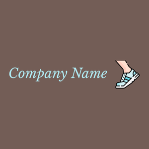 Jogging logo on a Dorado background - Esportes