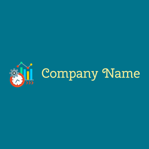 Time logo on a Teal background - Zakelijk & Consulting