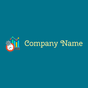 Time logo on a Teal background - Negócios & Consultoria
