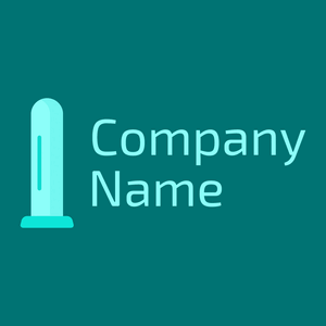 Dildo logo on a Surfie Green background - Abstrait