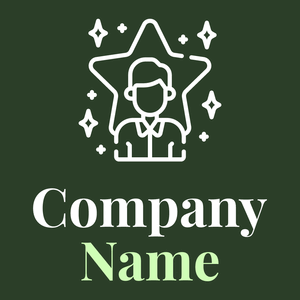 Famous logo on a Palm Leaf background - Abstracto