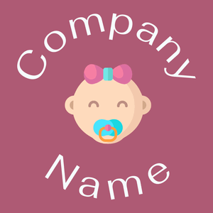 Peach Puff Baby on a Blush background - Niños & Guardería