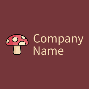 Mushroom on a Merlot background - Agricultura