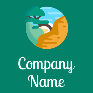Cliff logo on a Pine Green background - Ecologia & Ambiente