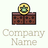 Brownie logo on a Honeydew background - Medical & Farmacia