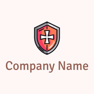 Shield on a Snow background - Architectuur
