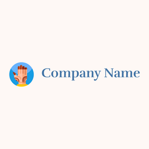 Henna logo on a Seashell background - Religione