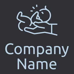 Birth logo on a Ebony background - Kinderen & Kinderopvang