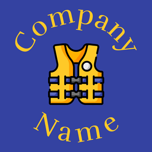 Life jacket logo on a Tory Blue background - Mode & Beauté