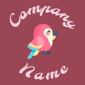 Tickle Me Pink Macaw on a Cadillac background - Animali & Cuccioli