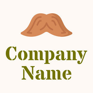 Mustache logo on a Seashell background - Mode & Schönheit