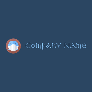 Whale logo on a Arapawa background - Animaux & Animaux de compagnie