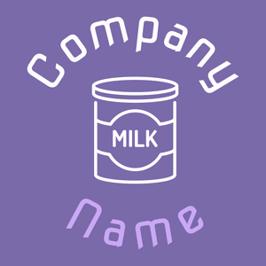 Milk logo on a Scampi background - Agricultura