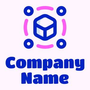 Blockchain logo on a Lavender Blush background - Tecnologia