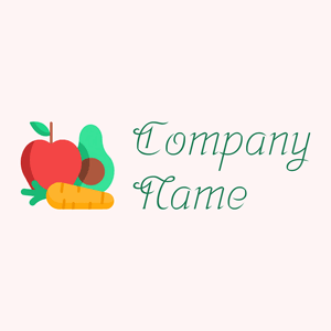 Healthy food logo on a Snow background - Nourriture & Boisson