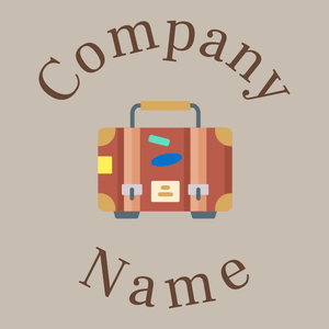 Flame Pea Suitcase on a Cloud background - Muebles de casa