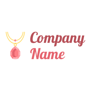 Ruby Necklace logo on a White background - Moda & Belleza