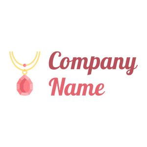 Ruby Necklace logo on a White background - Moda & Bellezza
