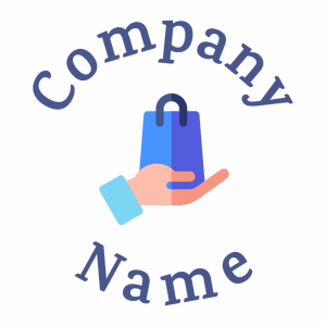 Shopping bag logo on a White background - Moda & Bellezza