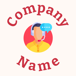 Support logo on a Seashell background - Negócios & Consultoria