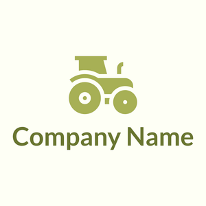 Tractor on a Ivory background - Landwirtschaft
