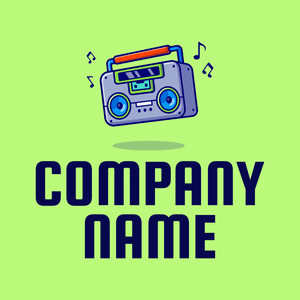 Boombox logo on a green background - Juegos & Entretenimiento