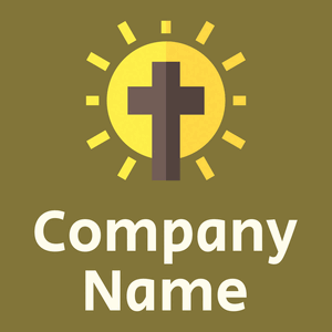Cross logo on a Himalaya background - Religiosidade