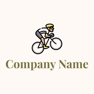 Cyclist on a Seashell background - Auto & Voertuig