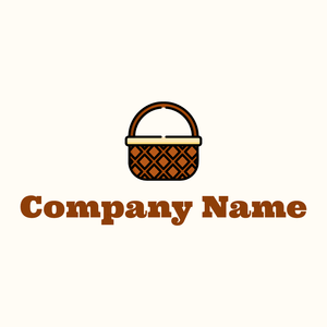 Picnic basket on a Floral White background - Domaine sportif
