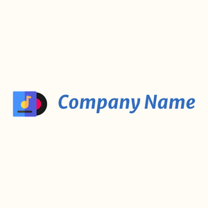 Album logo on a Floral White background - Abstracto